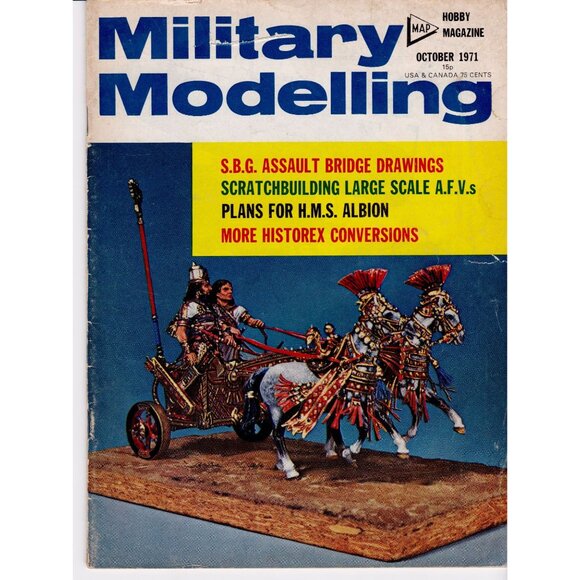 Military Modelling Magazine October 1971 | SBG Assault Bridge HMS Albion 48pp - Picture 1 of 9